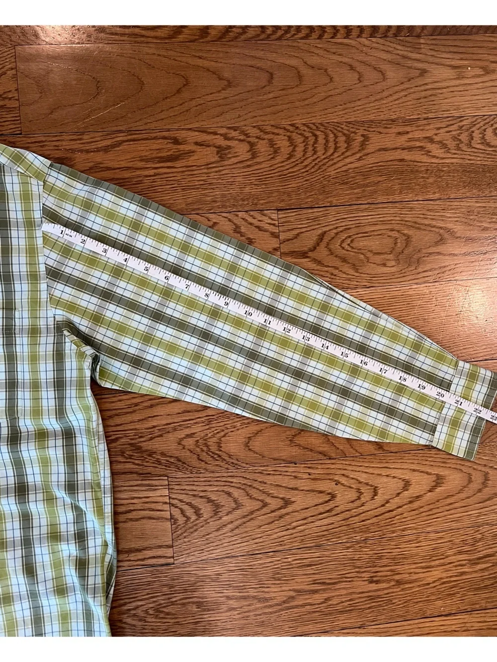J. Crew Olive Green Plaid Long-Sleeve Cotton Button-Down Shirt